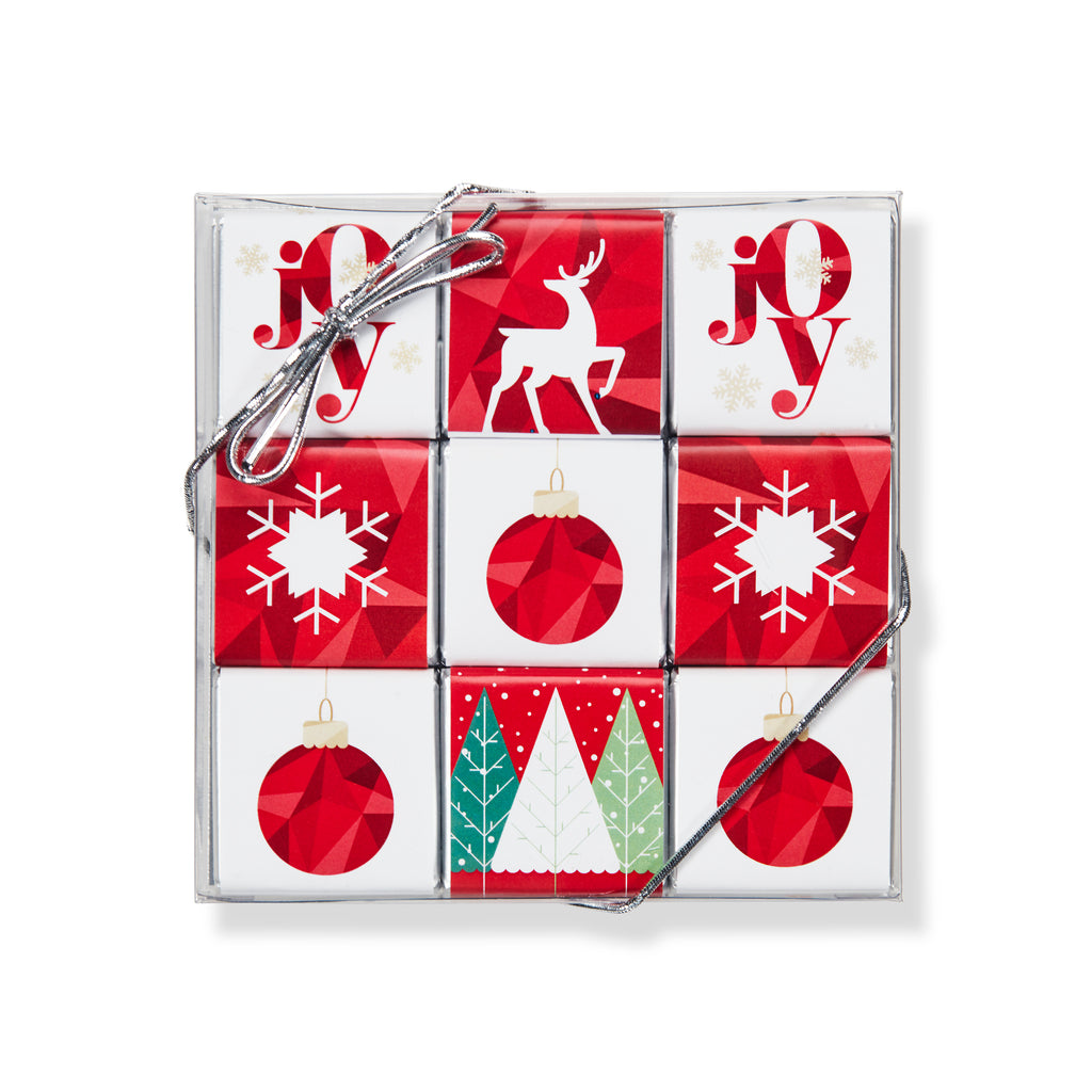 18 Milk Chocolate Holiday Square Box