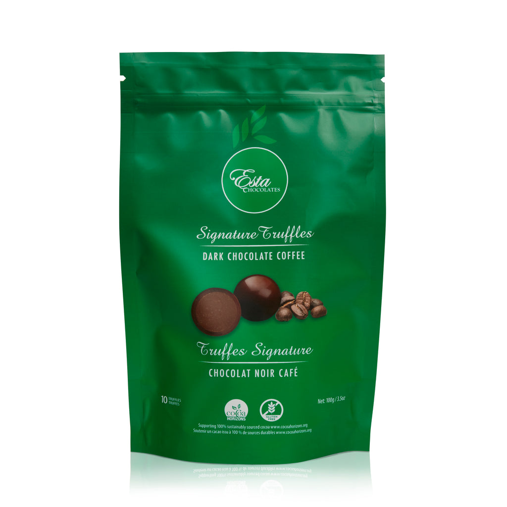 10 Truffle Pouch - Dark Coffee