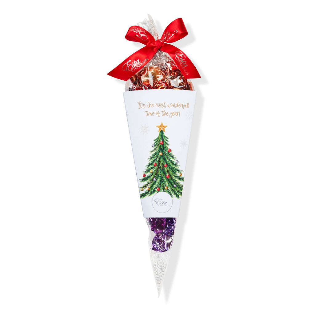 Esta Holiday 15 Assorted Truffle - Christmas Tree Cone Bag