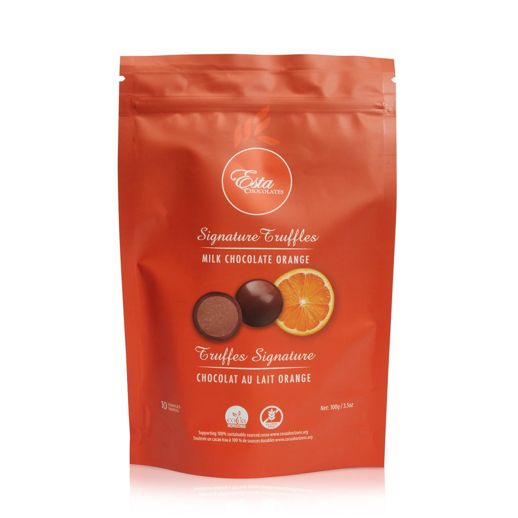10 Truffle Pouch - Orange